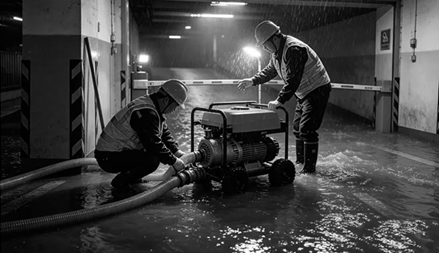 汛期地下空間防汛解決方案：健力 Dr.Dirt 吸排一體吸水機 - Cleanic Cleaning Equipment